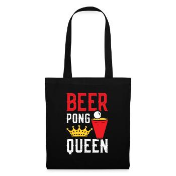 Beer Pong Queen - Tote Bag - black - Front
