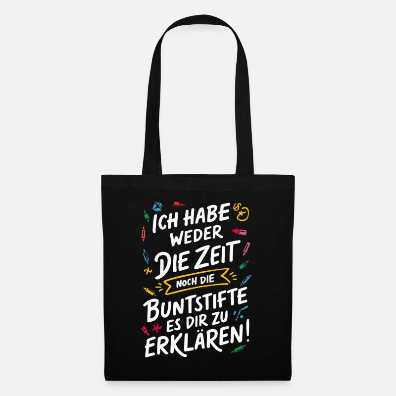 Sarkasmus Ironie Lustige Sarkastische Sprüche - Stoffbeutel - Schwarz