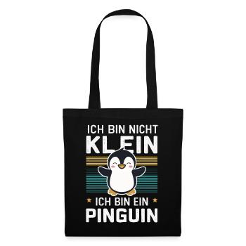 Pinguin Zwergpinguine Kaiserpinguin - Stoffbeutel - Schwarz - Vorne