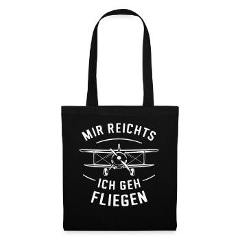 Pilot Pilots Airplane Flying Aviation - Tote Bag - black - Front