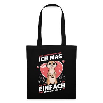Meerkat Scratching Animal - Tote Bag - black - Front