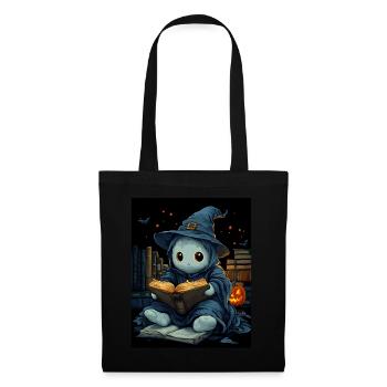 Cadeau d’Halloween Femmes Hommes Enfants Décoration - Sac en tissu - noir - Devant