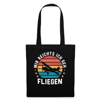 Pilot Pilots Airplane Flying Aviation - Tote Bag - black - Front