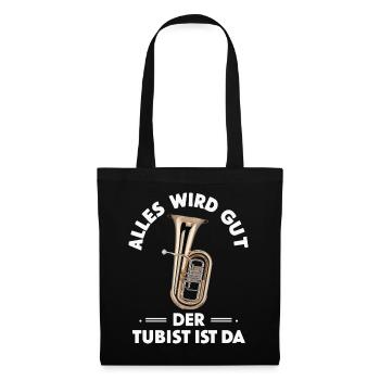 Tuba Tubist Instrument - Tote Bag - black - Front