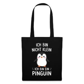 Pinguin Zwergpinguine Kaiserpinguin - Stoffbeutel - Schwarz - Vorne