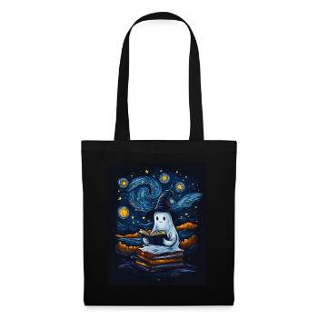 Cadeau d’Halloween Femmes Hommes Enfants Décoration - Sac en tissu - noir - Devant