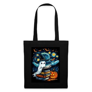 Cadeau d’Halloween Femmes Hommes Enfants Décoration - Sac en tissu - noir - Devant