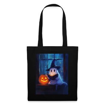 Cadeau d’Halloween Femmes Hommes Enfants Décoration - Sac en tissu - noir - Devant