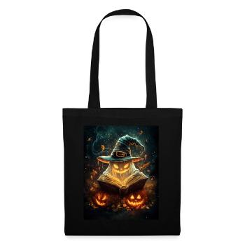 Cadeau d’Halloween Femmes Hommes Enfants Décoration - Sac en tissu - noir - Devant