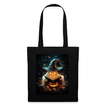 Cadeau d’Halloween Femmes Hommes Enfants Décoration - Sac en tissu - noir - Devant