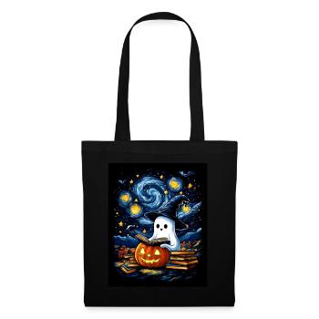 Cadeau d’Halloween Femmes Hommes Enfants Décoration - Sac en tissu - noir - Devant