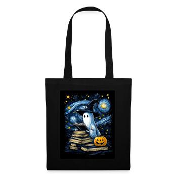 Cadeau d’Halloween Femmes Hommes Enfants Décoration - Sac en tissu - noir - Devant