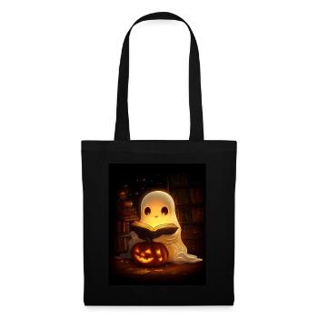 Cadeau d’Halloween Femmes Hommes Enfants Décoration - Sac en tissu - noir - Devant