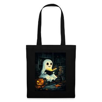 Cadeau d’Halloween Femmes Hommes Enfants Décoration - Sac en tissu - noir - Devant