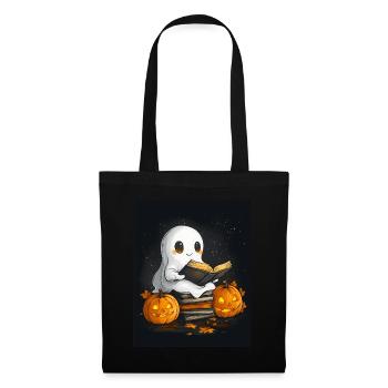Cadeau d’Halloween Femmes Hommes Enfants Décoration - Sac en tissu - noir - Devant