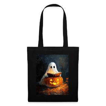 Cadeau d’Halloween Femmes Hommes Enfants Décoration - Sac en tissu - noir - Devant
