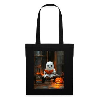 Cadeau d’Halloween Femmes Hommes Enfants Décoration - Sac en tissu - noir - Devant