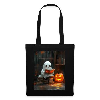 Cadeau d’Halloween Femmes Hommes Enfants Décoration - Sac en tissu - noir - Devant