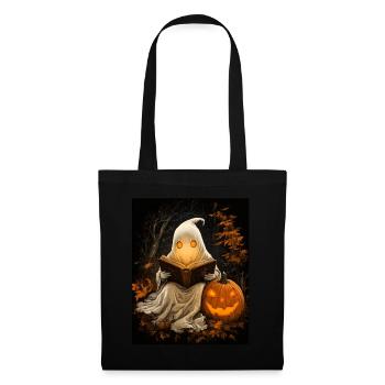 Cadeau d’Halloween Femmes Hommes Enfants Décoration - Sac en tissu - noir - Devant