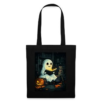 Cadeau d’Halloween Femmes Hommes Enfants Décoration - Sac en tissu - noir - Devant