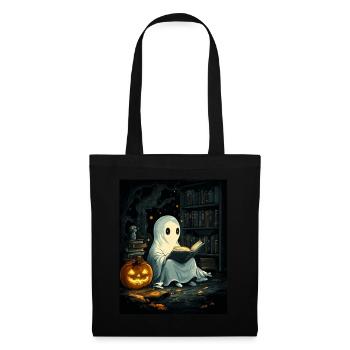Halloween Geschenk Frauen Geist Männer Kinder Deko - Stoffbeutel - Schwarz - Vorne