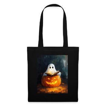 Cadeau d’Halloween Femmes Hommes Enfants Décoration - Sac en tissu - noir - Devant