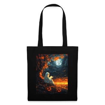 Cadeau d’Halloween Femmes Hommes Enfants Décoration - Sac en tissu - noir - Devant