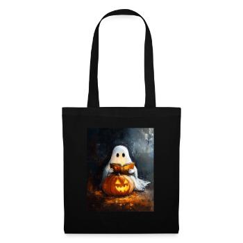 Cadeau d’Halloween Femmes Hommes Enfants Décoration - Sac en tissu - noir - Devant
