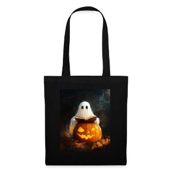 Cadeau d’Halloween Femmes Hommes Enfants Décoration - Sac en tissu - noir - Devant