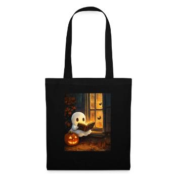 Cadeau d’Halloween Femmes Hommes Enfants Décoration - Sac en tissu - noir - Devant
