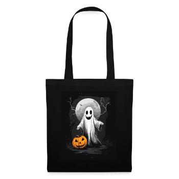 Cadeau d’Halloween Femmes Hommes Enfants Décoration - Sac en tissu - noir - Devant