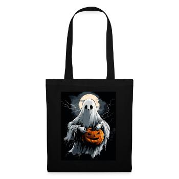 Cadeau d’Halloween Femmes Hommes Enfants Décoration - Sac en tissu - noir - Devant