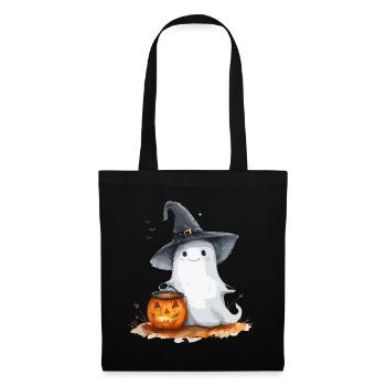 Cadeau d’Halloween Femmes Hommes Enfants Décoration - Sac en tissu - noir - Devant