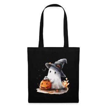 Cadeau d’Halloween Femmes Hommes Enfants Décoration - Sac en tissu - noir - Devant