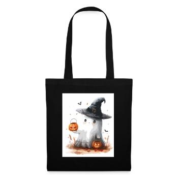 Cadeau d’Halloween Femmes Hommes Enfants Décoration - Sac en tissu - noir - Devant