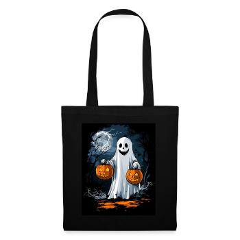 Cadeau d’Halloween Femmes Hommes Enfants Décoration - Sac en tissu - noir - Devant