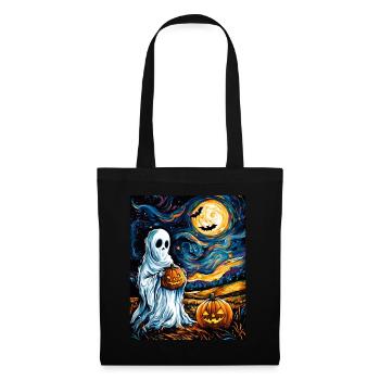 Cadeau d’Halloween Femmes Hommes Enfants Décoration - Sac en tissu - noir - Devant