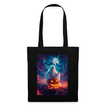 Cadeau d’Halloween Femmes Hommes Enfants Décoration - Sac en tissu - noir - Devant