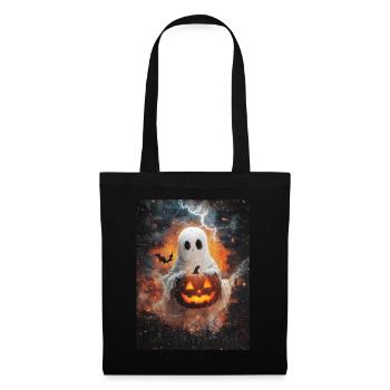 Cadeau d’Halloween Femmes Hommes Enfants Décoration - Sac en tissu - noir - Devant