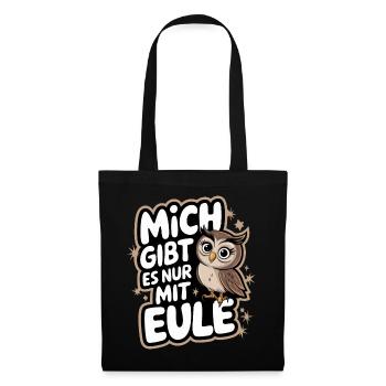 Night Owl Owl Owl Bird - Tote Bag - black - Front