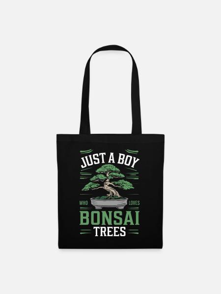 Bonsai Tree Japanese Bonsai - Tote Bag - black