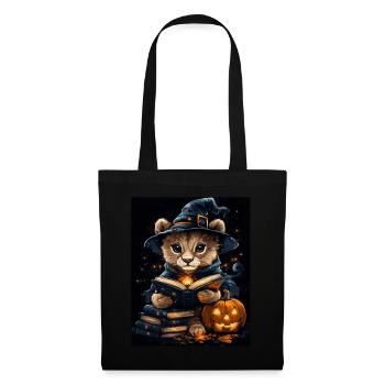 Halloween Cadeau Femmes Lion Hommes Enfants Décoration - Sac en tissu - noir - Devant