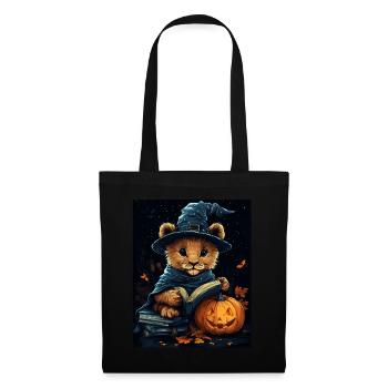 Halloween Cadeau Femmes Lion Hommes Enfants Décoration - Sac en tissu - noir - Devant