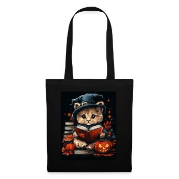 Halloween Cadeau Femmes Lion Hommes Enfants Décoration - Sac en tissu - noir - Devant