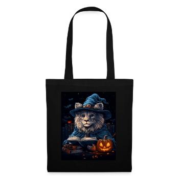 Halloween Cadeau Femmes Lion Hommes Enfants Décoration - Sac en tissu - noir - Devant