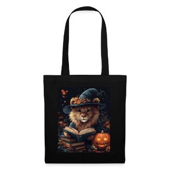 Halloween Cadeau Femmes Lion Hommes Enfants Décoration - Sac en tissu - noir - Devant
