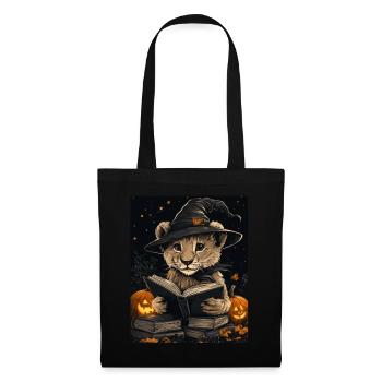 Halloween Cadeau Femmes Lion Hommes Enfants Décoration - Sac en tissu - noir - Devant