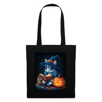 Cadeau d’Halloween Femmes Licorne Hommes Enfants - Sac en tissu - noir - Devant