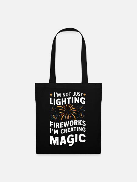 Pyrotechniker Feuerwerk Pyrotechnik - Stoffbeutel - Schwarz