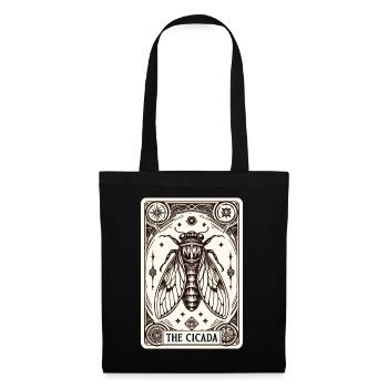 Cicada Tarot Card Brood Emergence - Tote Bag - black - Front